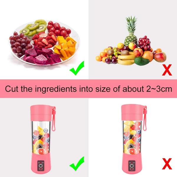 133 Portable Usb Electric Juicer - 6 Blades (Protein Shaker) - Merchanse