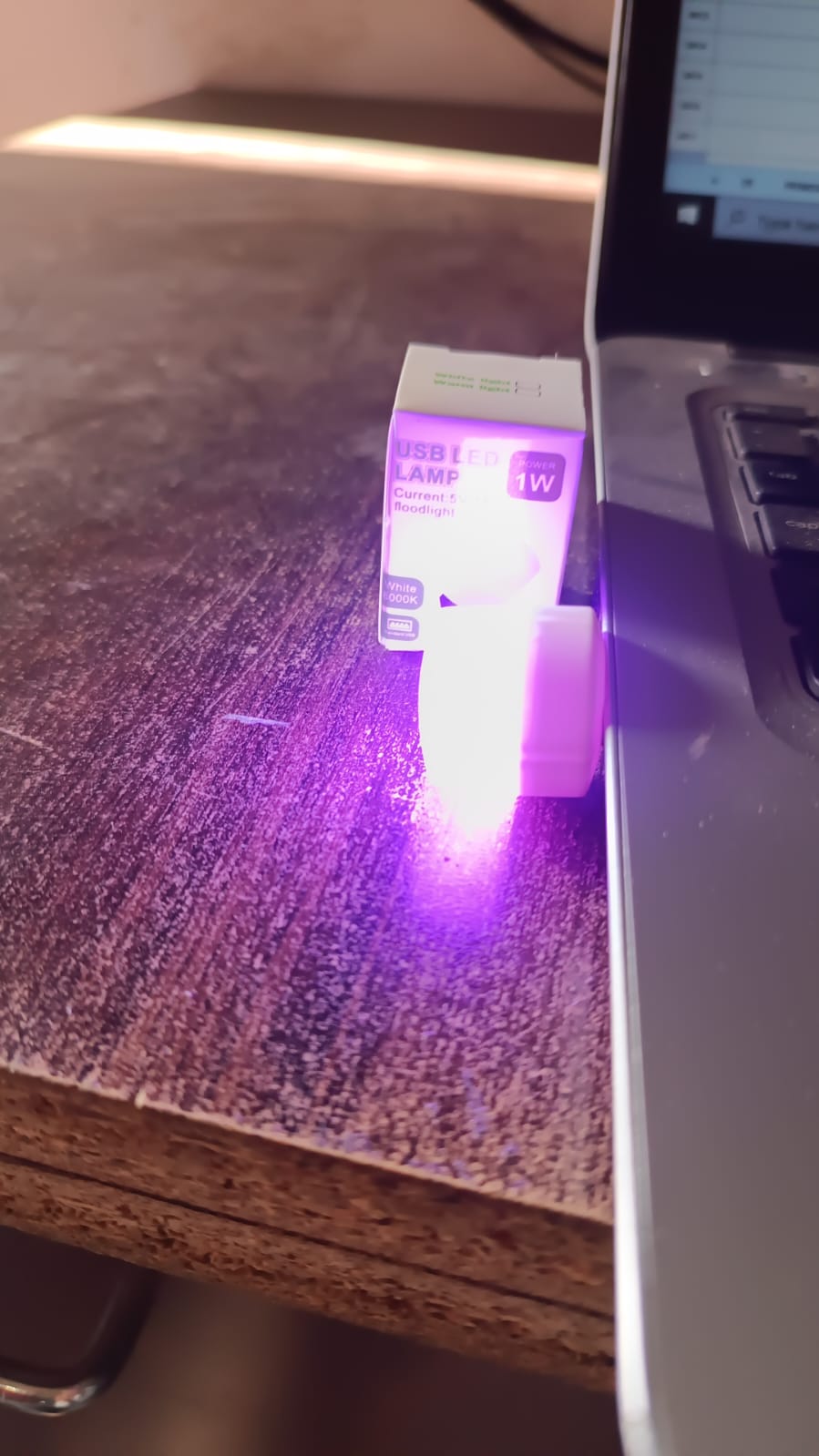 Usb Led Lamp Night Light Mini Portable For Pc And Laptop (5 Pcs Mix Color) - Merchanse