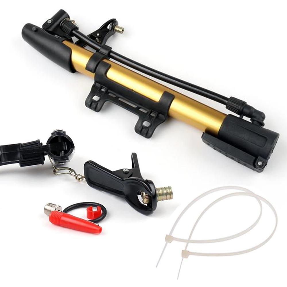 544 Aluminum Mini Bicycle Air Pump (Multicolor) - Merchanse