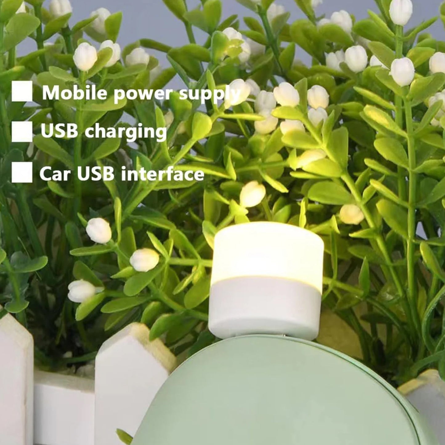 Usb Led Lamp Night Light Mini Portable For Pc And Laptop (5 Pcs Mix Color) - Merchanse