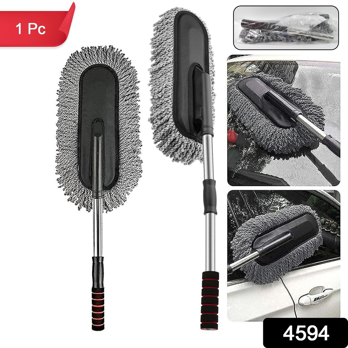 Car Dust Brush Gentle And Efficient Cleaning Tool For Interior And Exterior (1 Pc) - Merchanse
