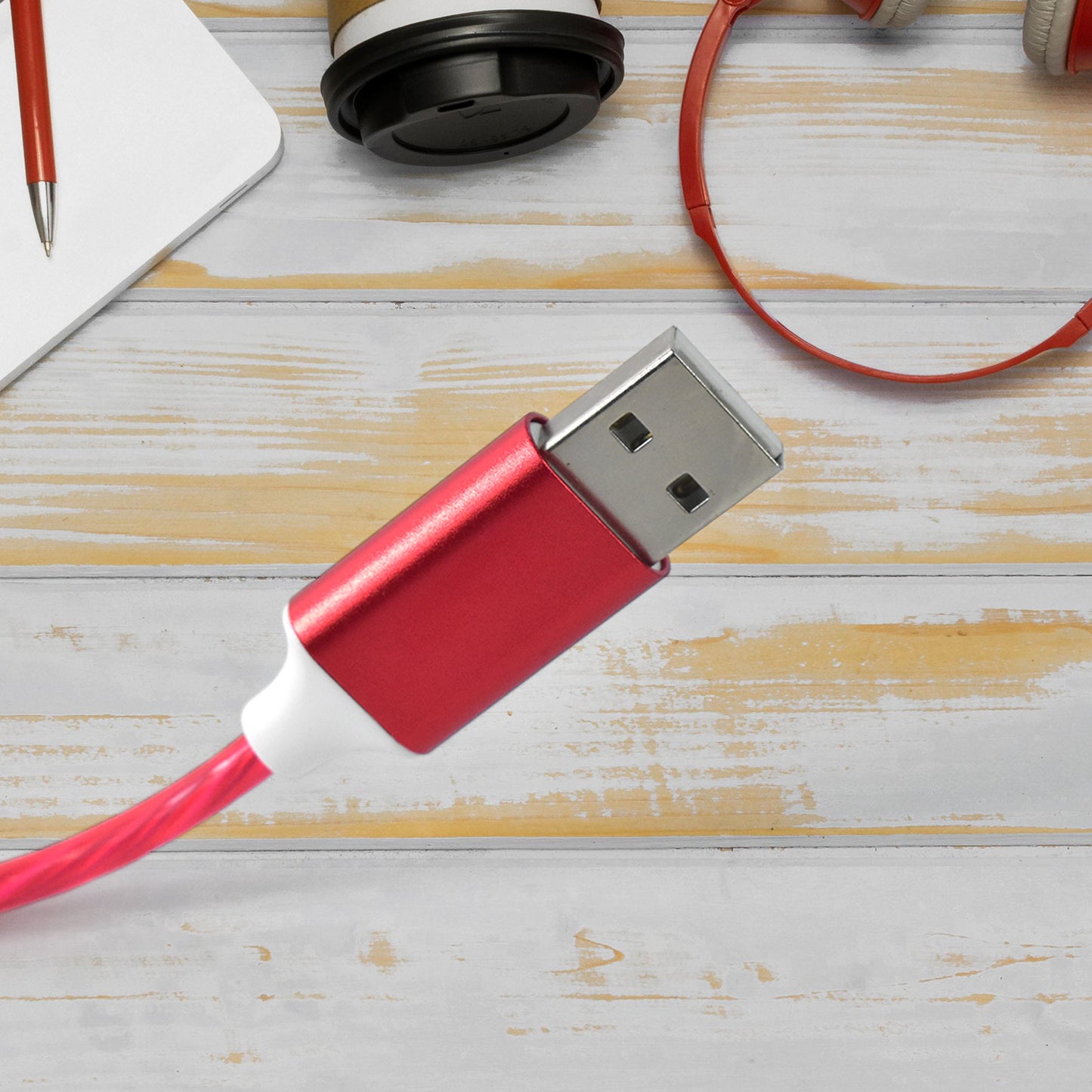 3 In 1 Charging Cable Light Up Fast Charger Lighting Cable - Merchanse