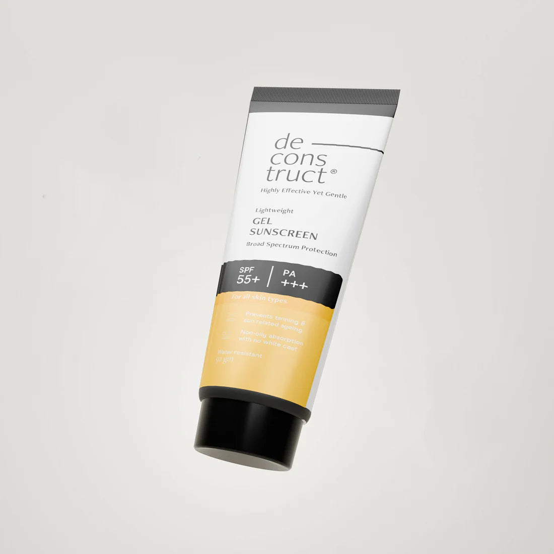 Deconstruct 50g - Gel Sunscreen For Oily Skin - SPF 55+ And PA+++ | Water Resistant Sunscreen - Merchanse