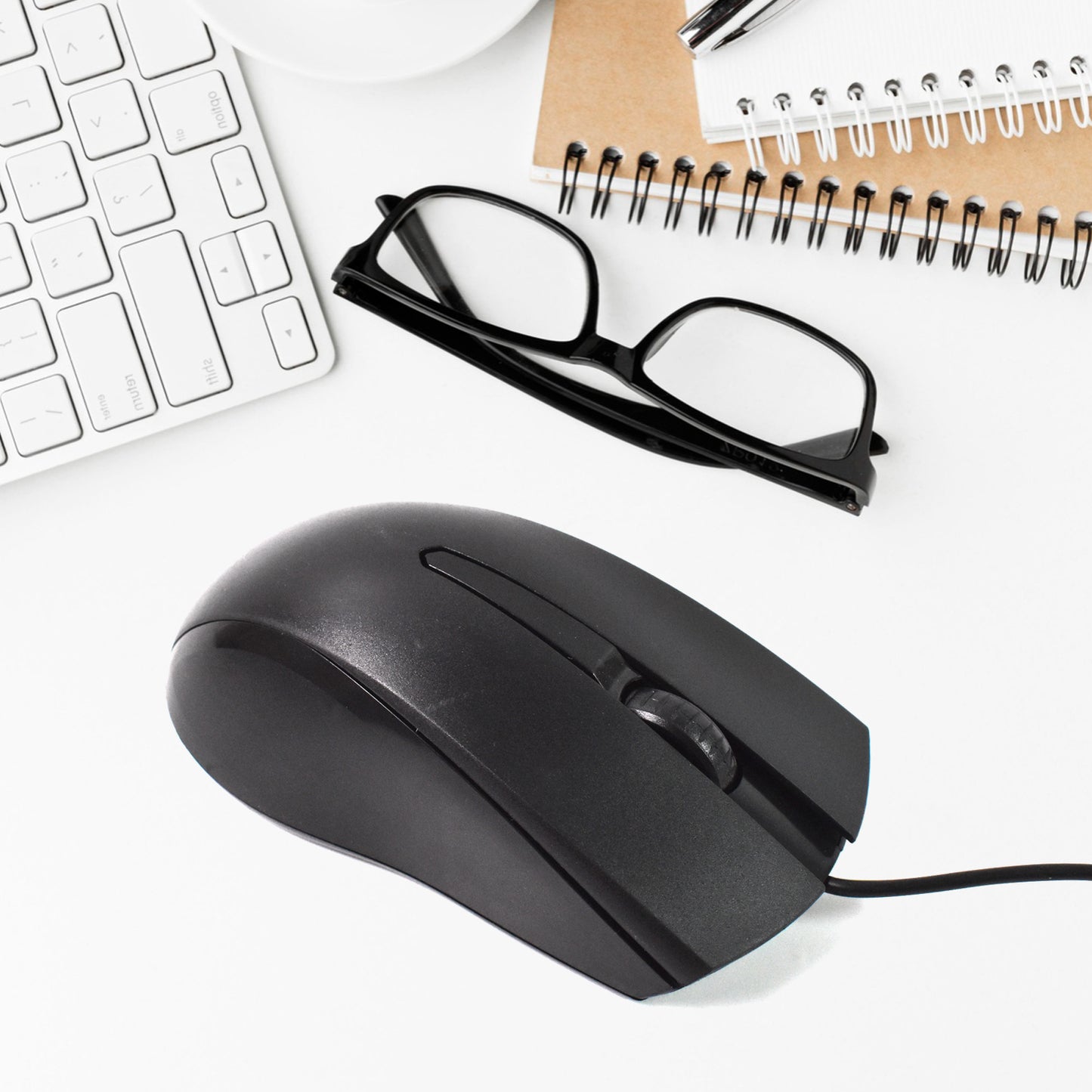 Computer Laptop Wired Optical Mouse X2 (1 Pc) - Merchanse