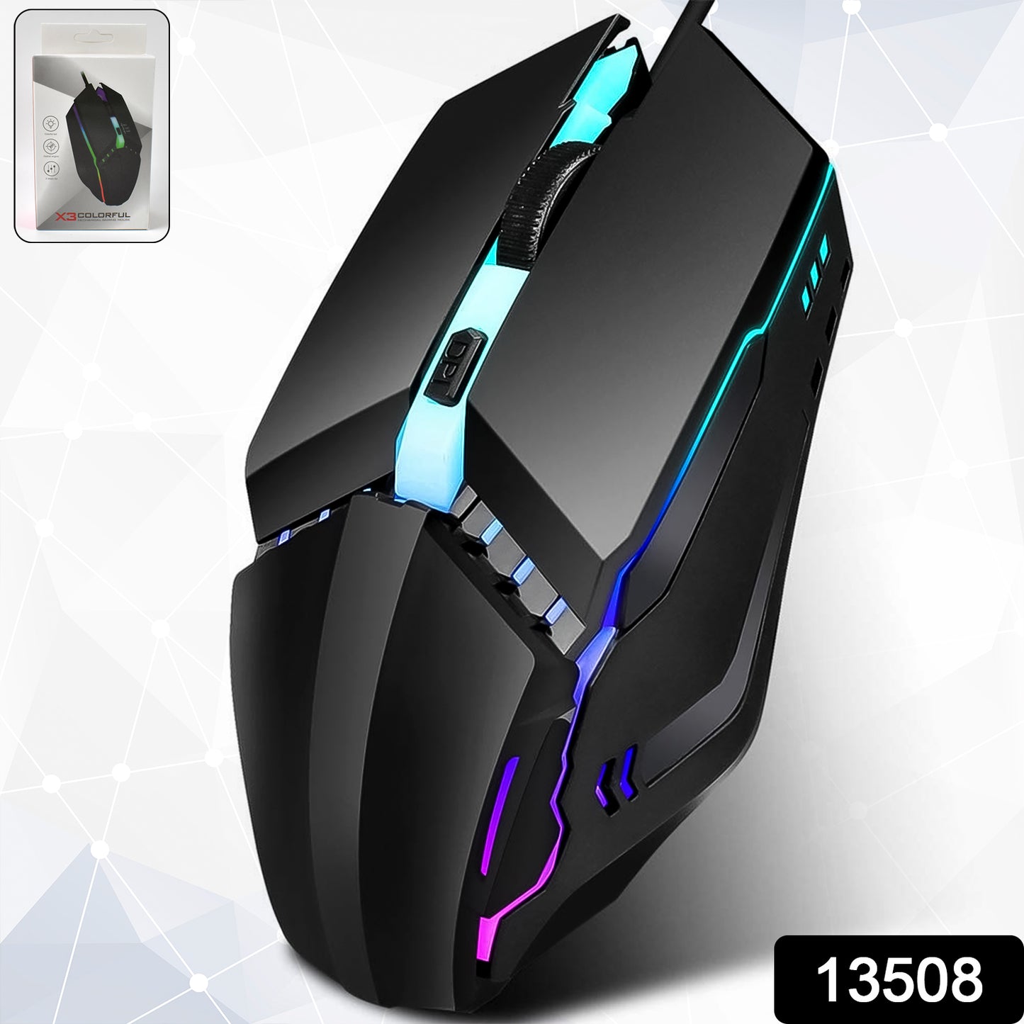 Usb Wired Mouse Ergonomic Design Gaming Mouse (1 Pc) - Merchanse