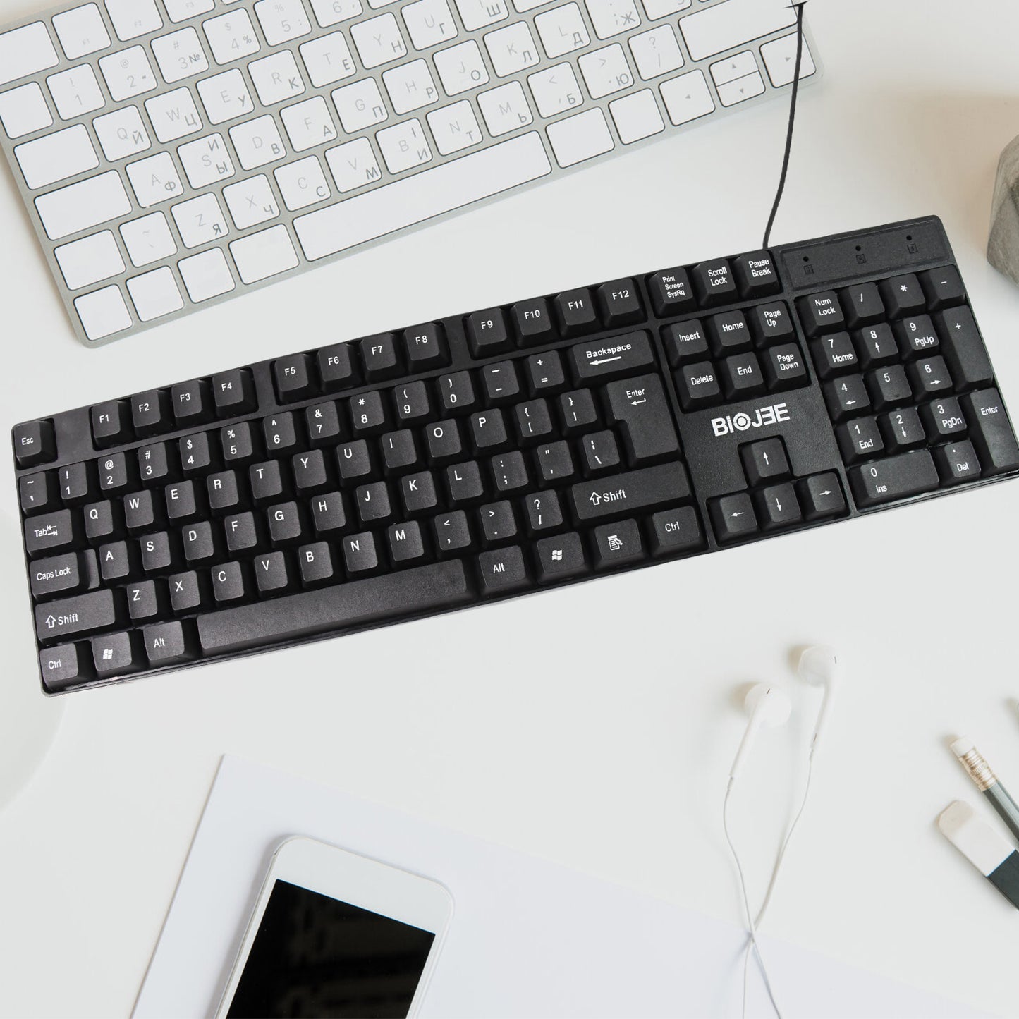 Wired Usb Keyboard 104 Keys (1 Pc) - Merchanse