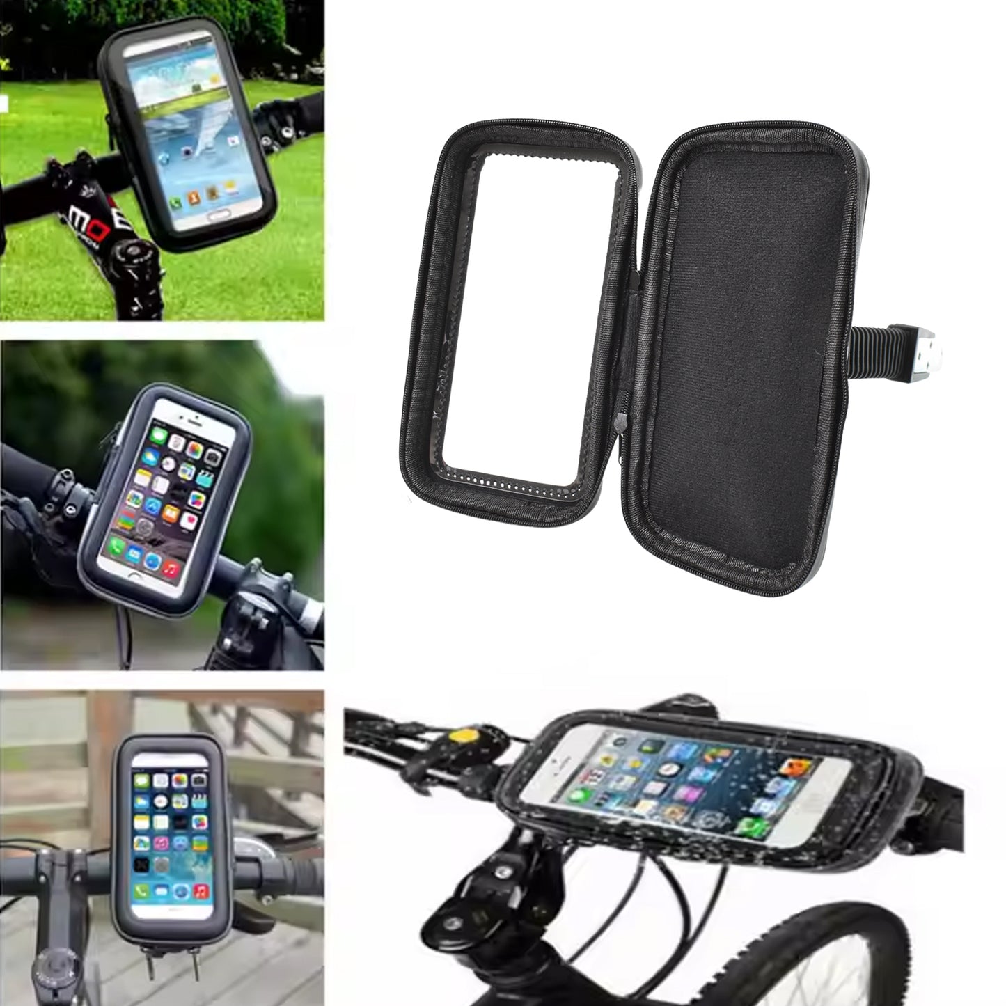 Phone Holder Case Weather Resistant Bike Mount (1 Pc) - Merchanse
