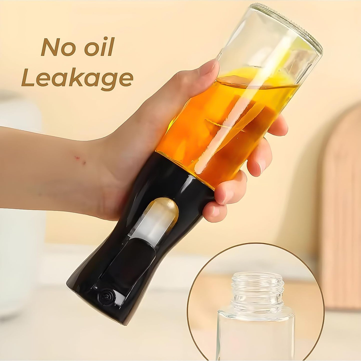 Plastic Oil Spray Bottle - Versatile Kitchen Gadgets (250 Ml Approx) - Merchanse
