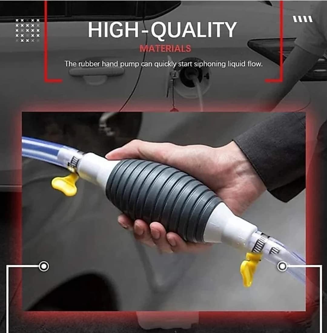 9085a Fuel Transfer Pump Kit High Flow Siphon Hand Oil Pump Portable Manual Car Fuel Pump For Petrol Diesel Oil Liquid Water Transfer Pump - Merchanse