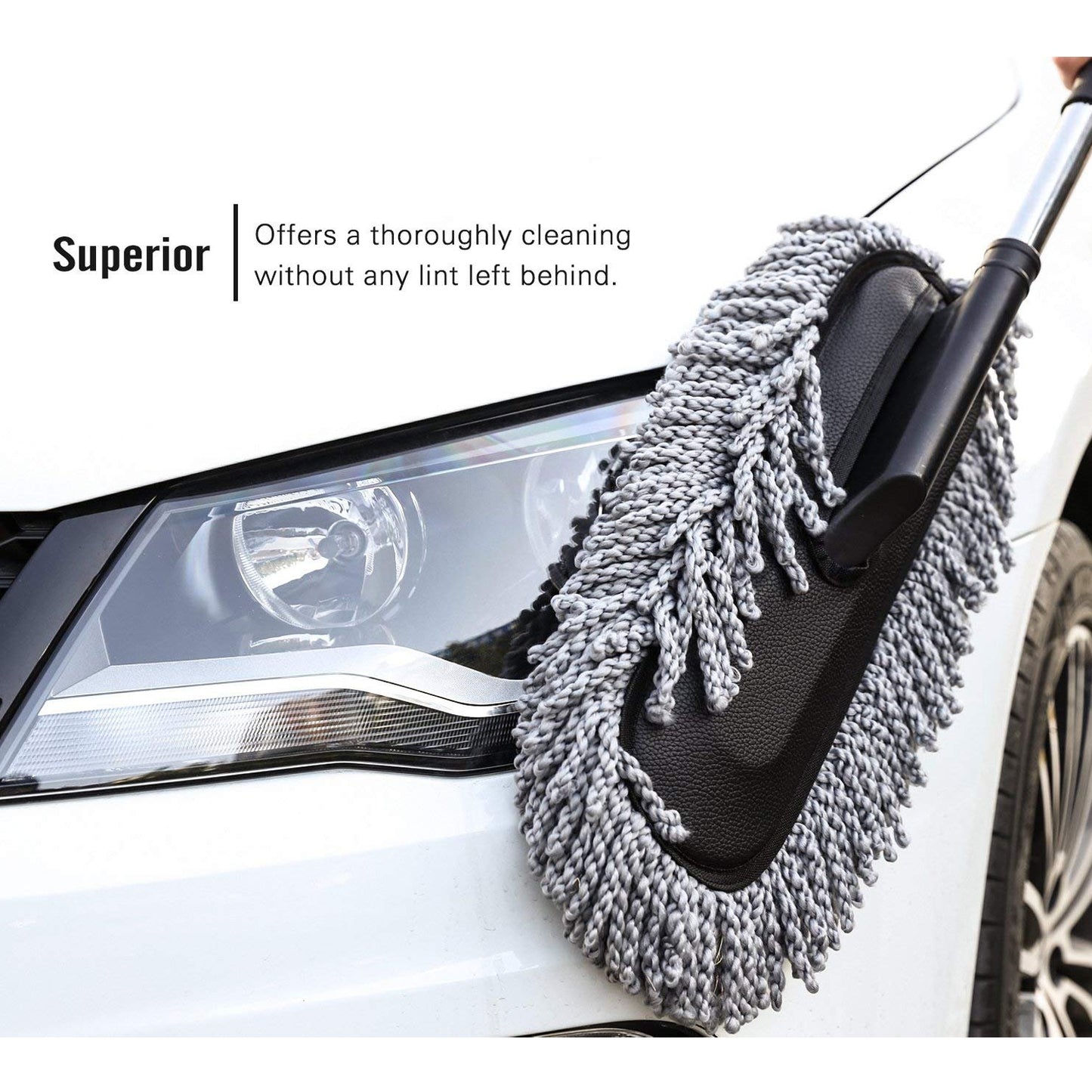 Car Dust Brush Gentle And Efficient Cleaning Tool For Interior And Exterior (1 Pc) - Merchanse
