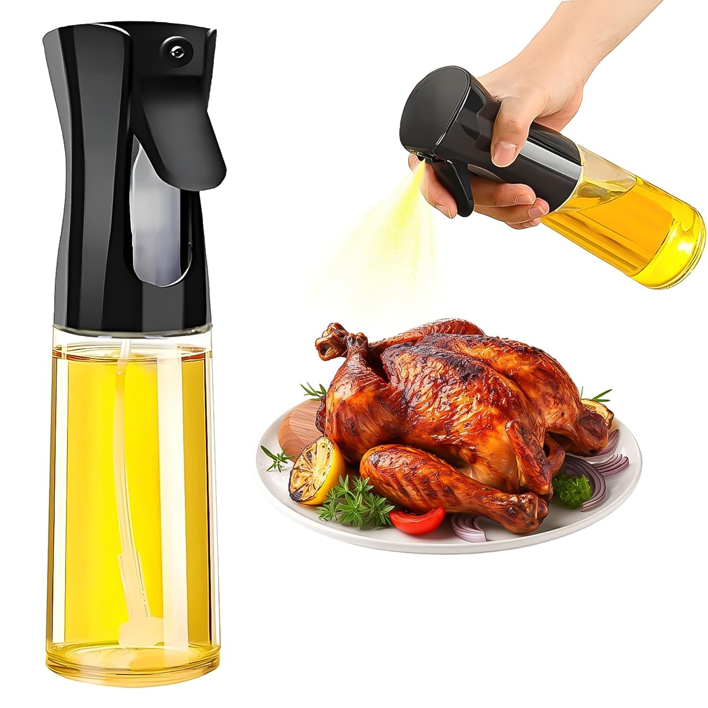 Plastic Oil Spray Bottle - Versatile Kitchen Gadgets (250 Ml Approx) - Merchanse