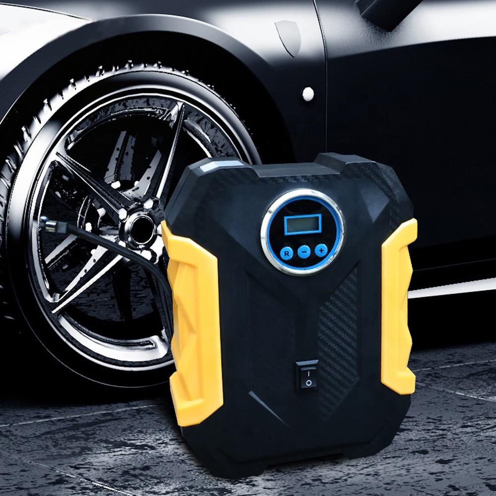 1618 Portable Electric Car Air Compressor Pump For Car And Bike Tyre - Merchanse