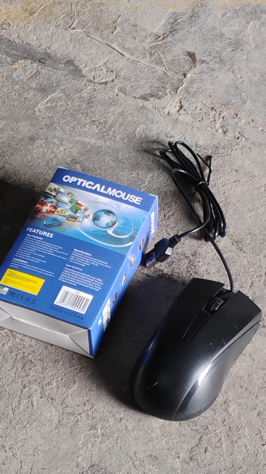 Computer Laptop Wired Optical Mouse X2 (1 Pc) - Merchanse