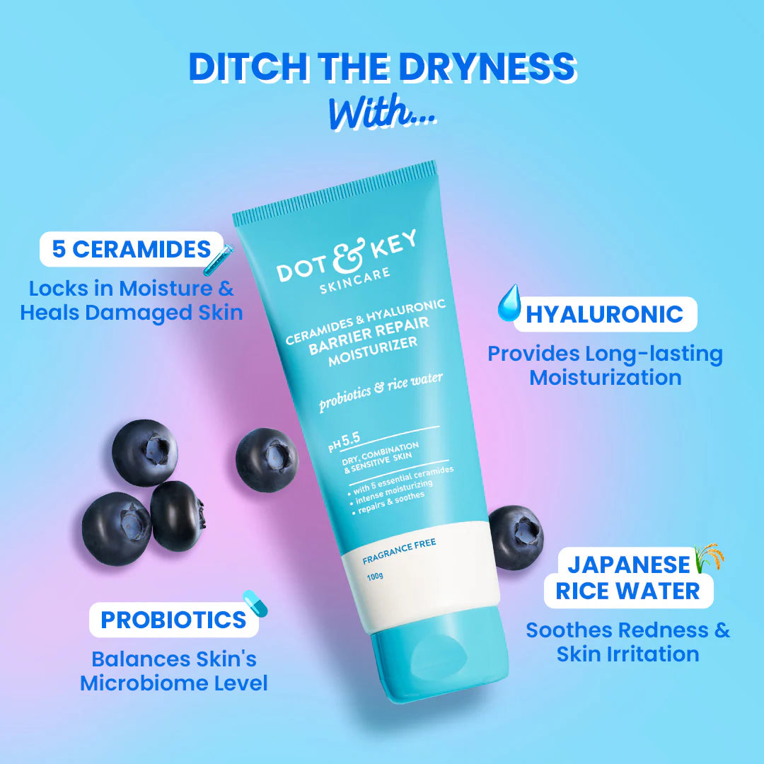 Dot & key Barrier Repair Moisturizer with Ceramides + Hyaluronic Acid 50ml - Merchanse