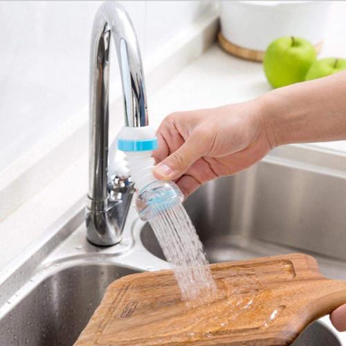 224 Faucet Anti-splash Expandable Head Nozzle Bathroom Tap Adjustable Splash Sprinkler Head Sprinkler Water Saving Device Faucet Regulator (Multi Color) - Merchanse