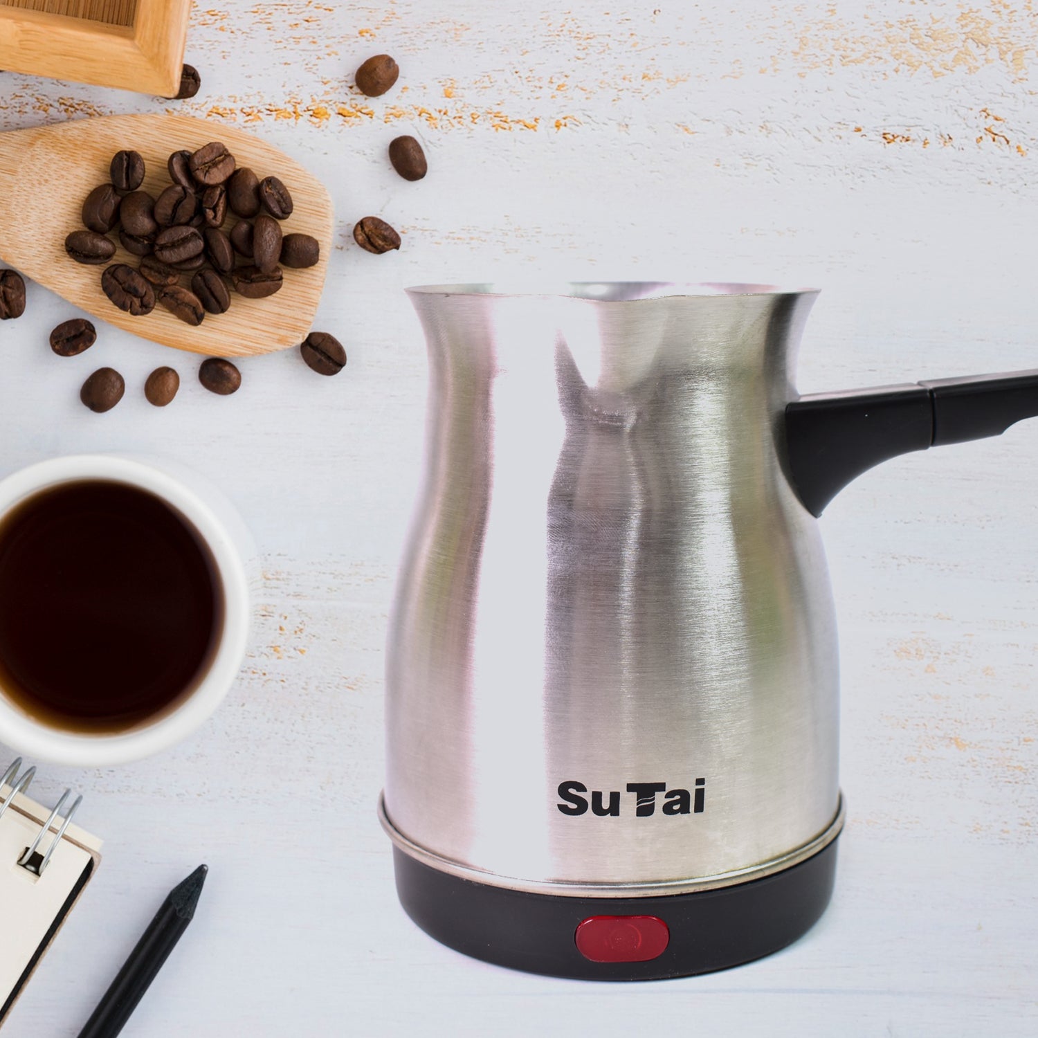 Coffee Pot Coffee Maker 800ml Even Heating Tea Maker Kettle (1 Pc) - Merchanse