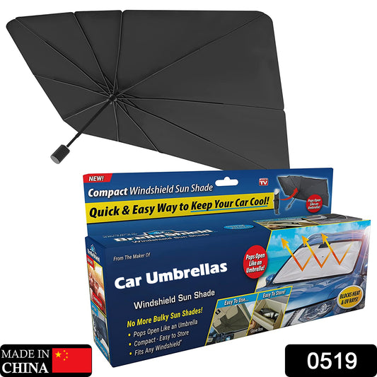 0519 Windshield Umbrella Sun Shade Cover Visor Sunshades Reviews Automotive Front Sunshade Fits Foldable Windshield Brella Various Heat Insulation Shield For Car - Merchanse