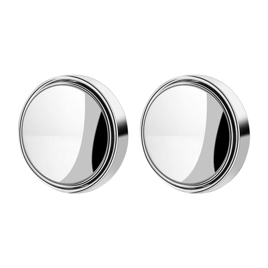 360degree Blind Spot Round Wide Angle Adjustable Convex Rear View Mirror - Pack Of 2 - Merchanse