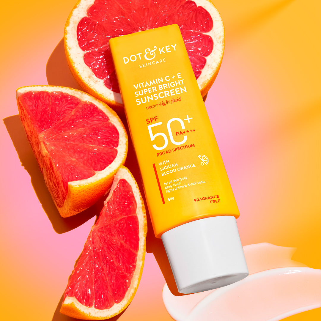 Vitamin C + E Sunscreen for Glowing Skin - SPF 50+ Protection - Merchanse