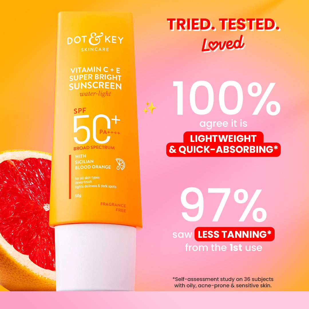 Vitamin C + E Sunscreen for Glowing Skin - SPF 50+ Protection - Merchanse