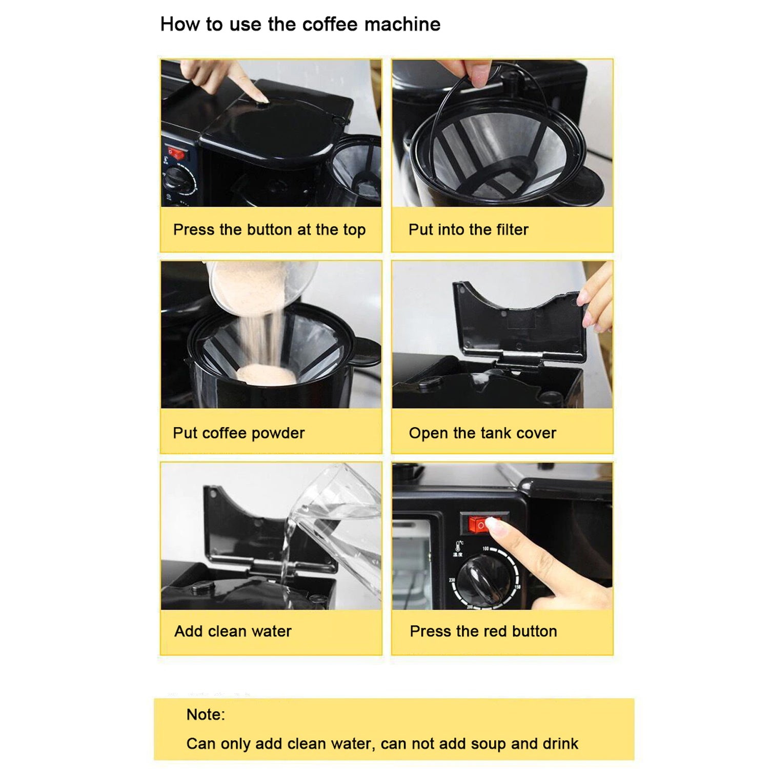 2788 3 In 1 Breakfast Maker Portable Toaster Oven Grill Pan Coffee Maker Full Breakfast Ready At One Go - Merchanse