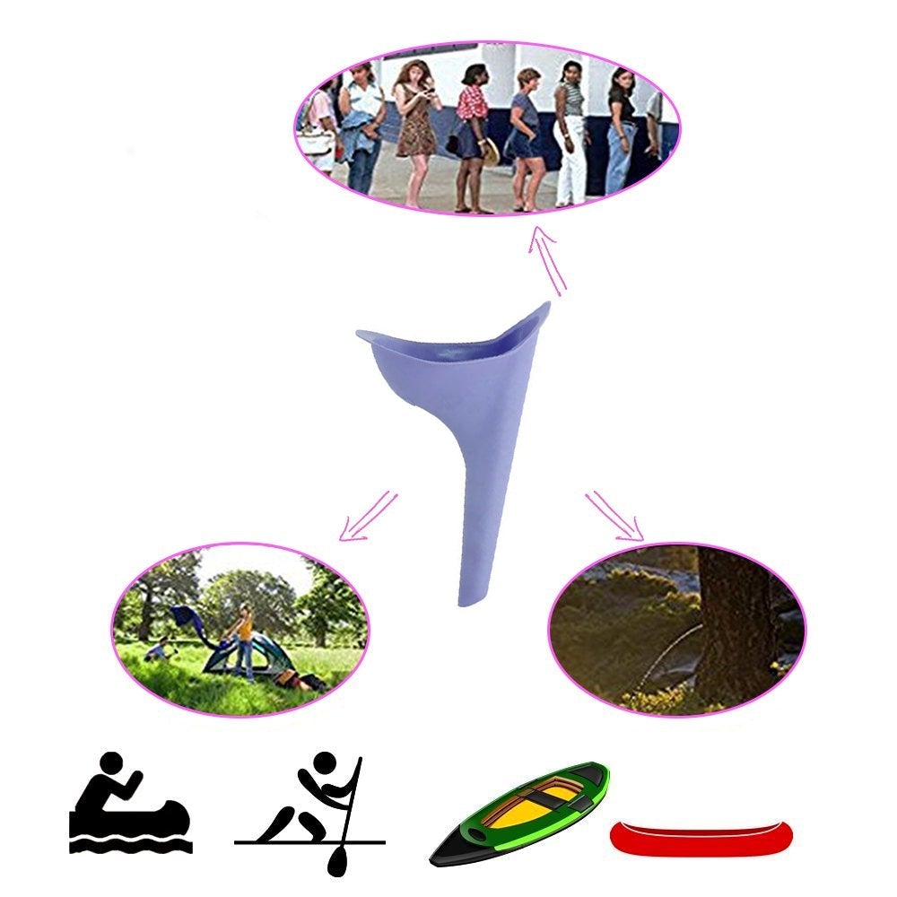 6113 Portable Stand Pee Used For Peeing For Women Both Of Us During Emergencies And Requirements. - Merchanse