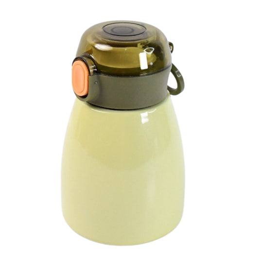 Vacuum Insulation Flask Bottle With Straw For Sports Adult Children (Approx 480ml) - Merchanse