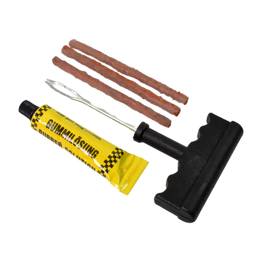 Tyre Puncture Repair Kit With 3 Seal Strips (5 Pcs Set) - Merchanse