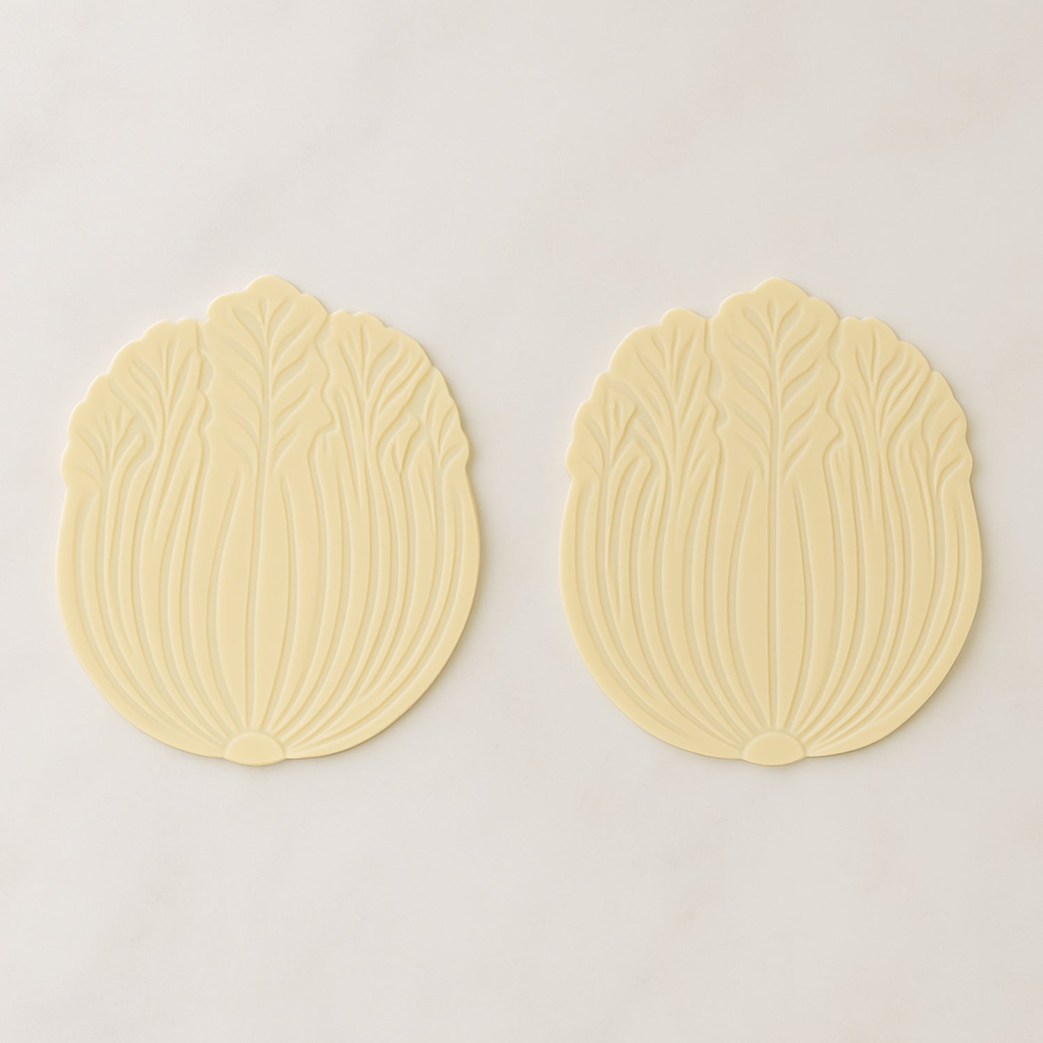 Silicone Leaf Design Coaster Set (2 Pc) - Merchanse