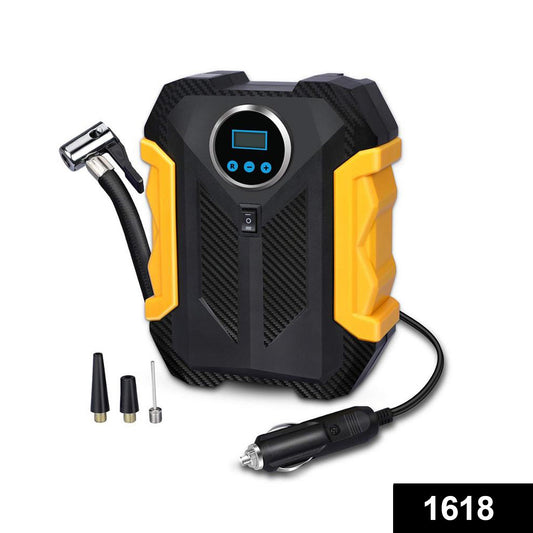 1618 Portable Electric Car Air Compressor Pump For Car And Bike Tyre - Merchanse