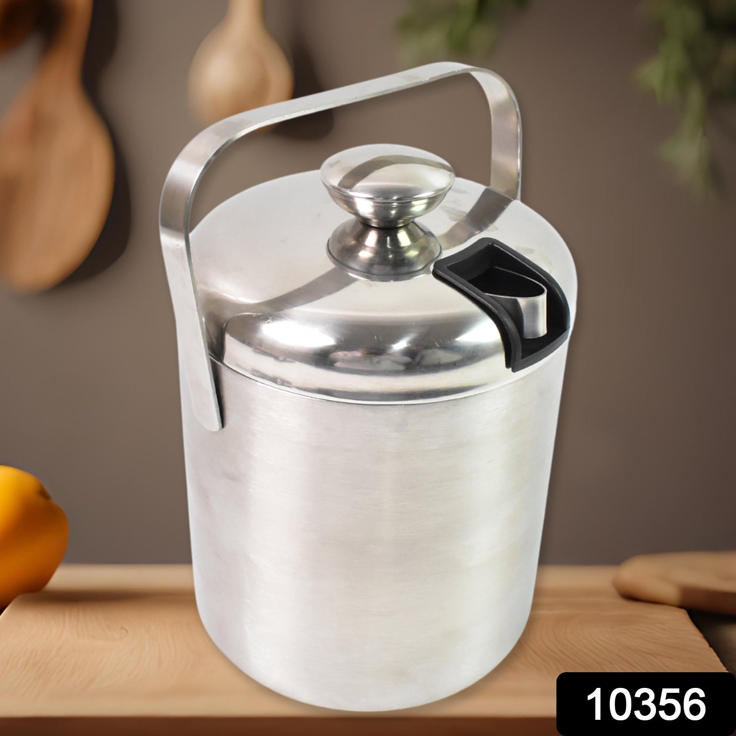 Stainless Steel Ice Buckets With Lid (1.3 Liters Approx) - Merchanse