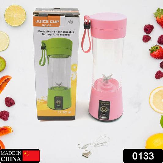 133 Portable Usb Electric Juicer - 6 Blades (Protein Shaker) - Merchanse