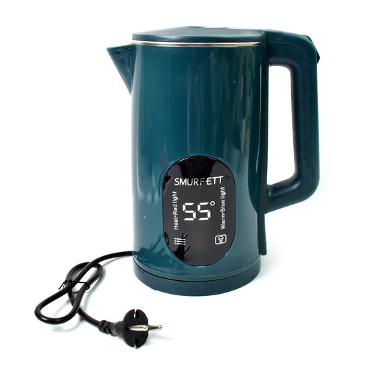 Temperature Display Electric Kettle 55 Degrees Constant Temperature Electric Kettle (1500w 2.5 Ltr. 1 Pc) - Merchanse