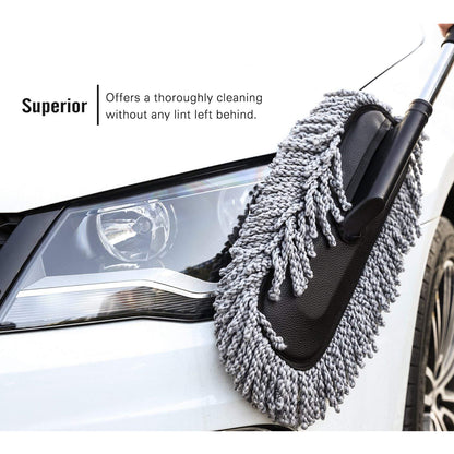 Car Dust Brush Gentle And Efficient Cleaning Tool For Interior And Exterior (1 Pc) - Merchanse