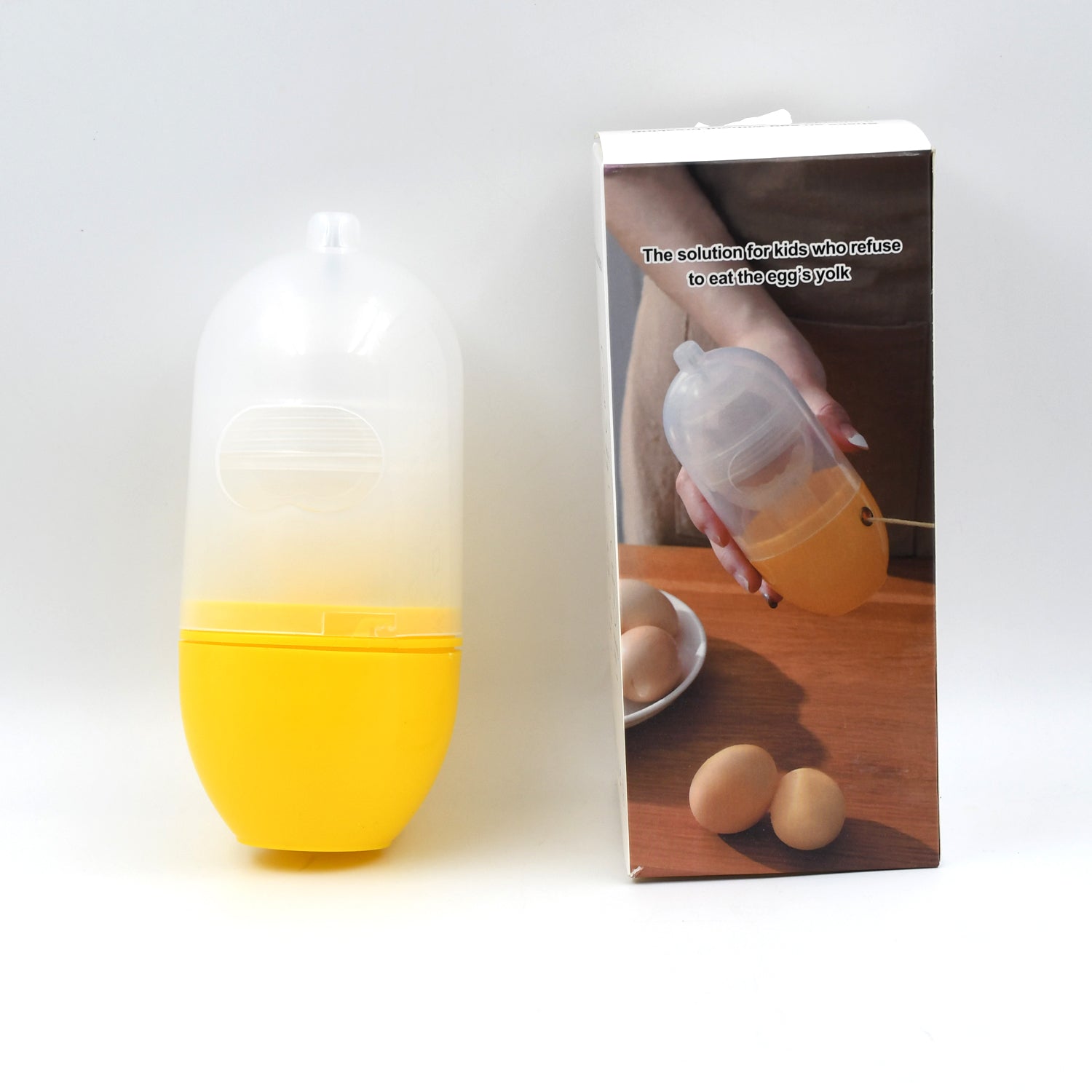 7156a Manual Egg Puller Scrambler Household White Egg Yolk Mixer Kitchen Tool Mix Manual Scrambler Convenient Without Breaking Eggs. - Merchanse