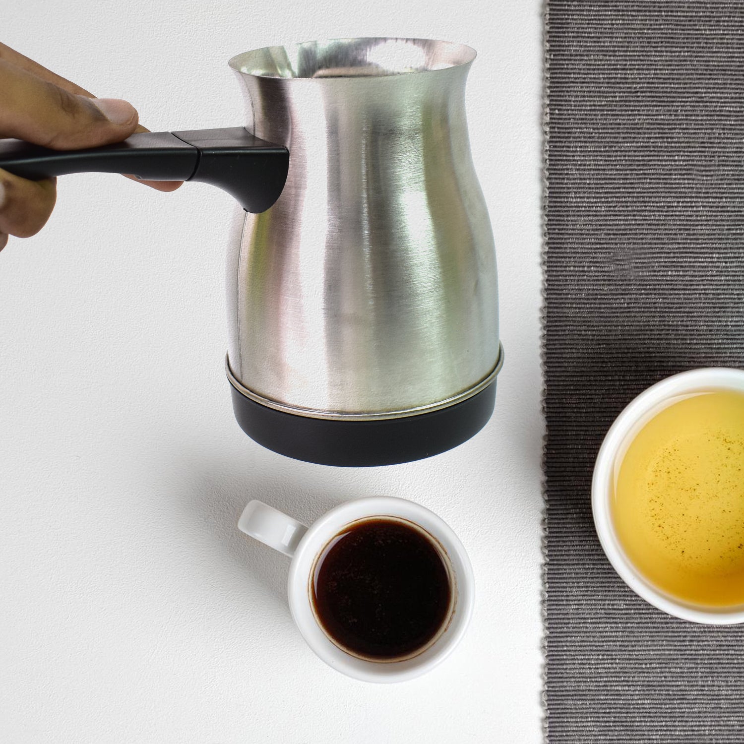 Coffee Pot Coffee Maker 800ml Even Heating Tea Maker Kettle (1 Pc) - Merchanse