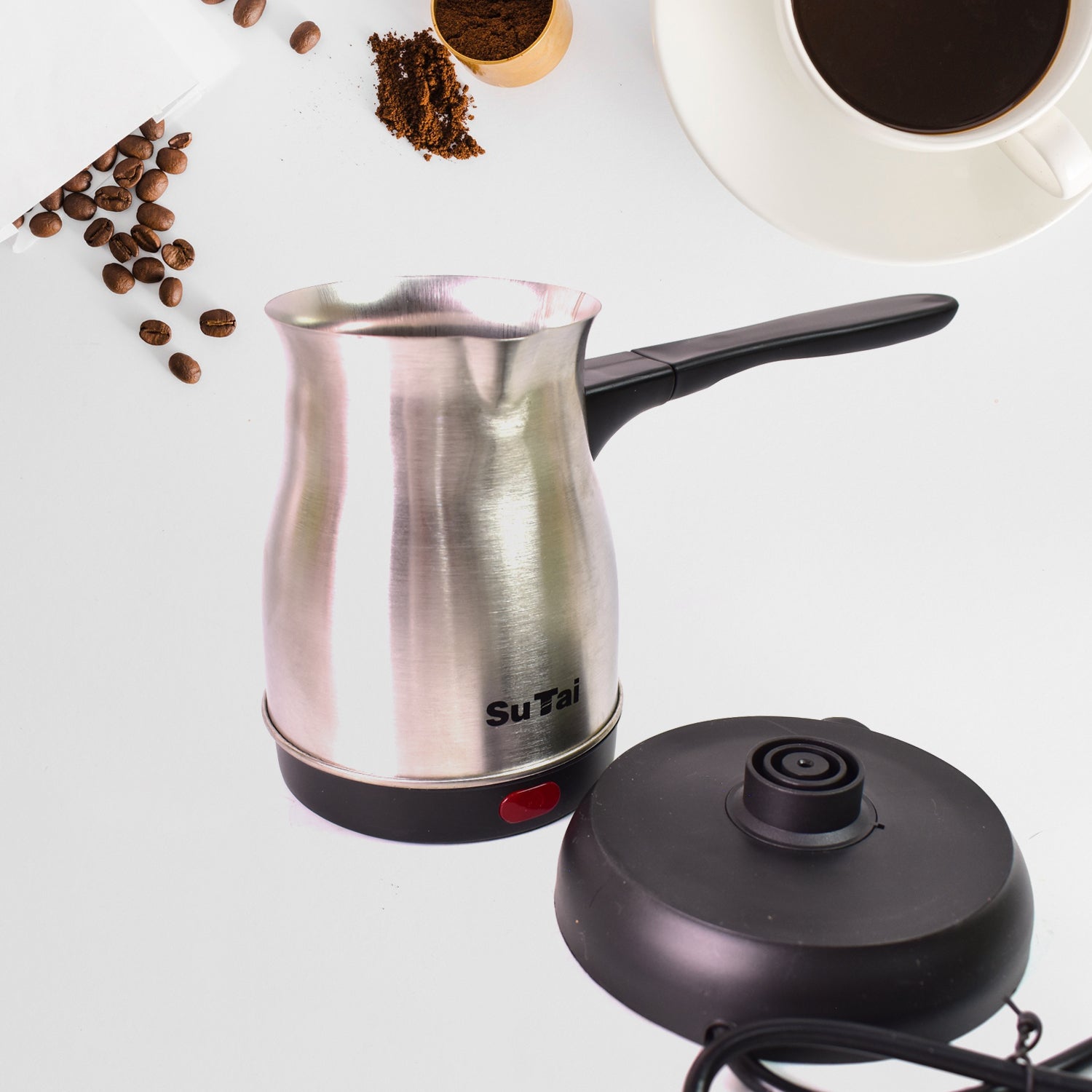 Coffee Pot Coffee Maker 800ml Even Heating Tea Maker Kettle (1 Pc) - Merchanse
