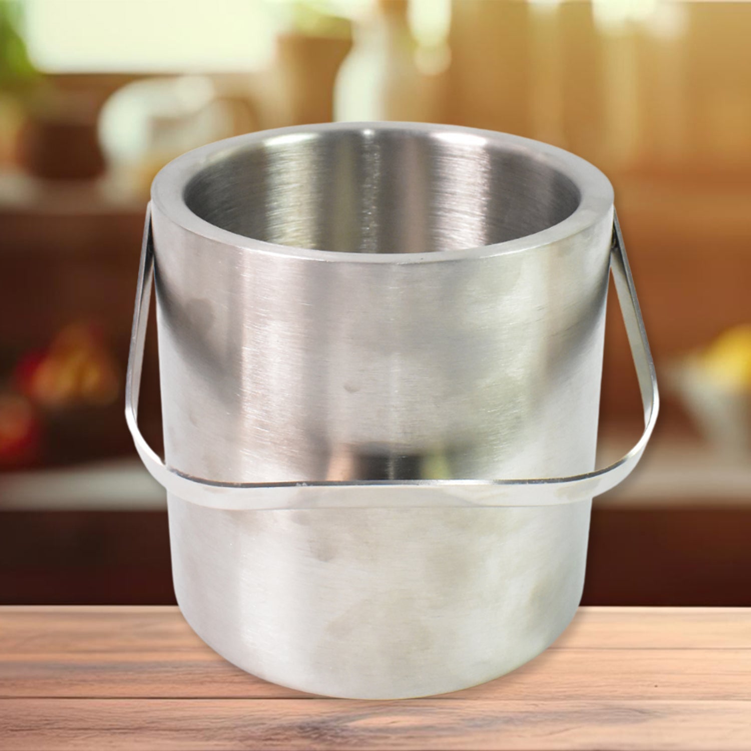 Stainless Steel Ice Buckets With Lid (1.3 Liters Approx) - Merchanse