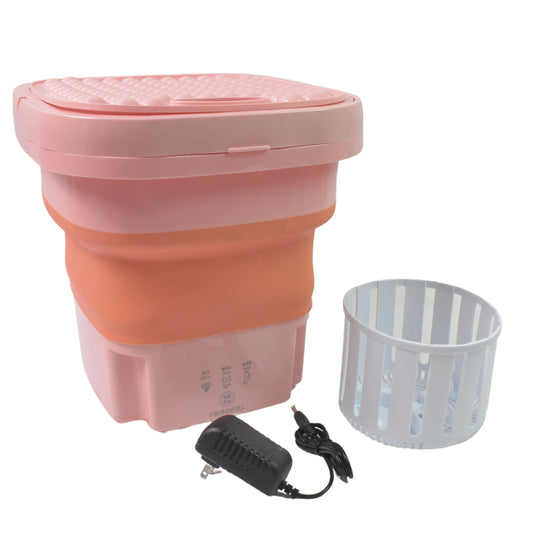 Portable Washing Machine Foldable Washer And Dryer Combo (1 Set Mix Color) - Merchanse
