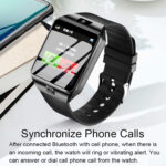 DZ-81 DZ09 Smartwatch Bluetooth Smartwatch (Black Strap, Regular) with calling feature - Image 2