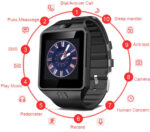 DZ-81 DZ09 Smartwatch Bluetooth Smartwatch (Black Strap, Regular) with calling feature - Image 4