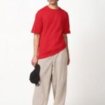 Red plain T-shirt oversize premium quality