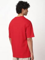 Red plain T-shirt oversize premium quality - Image 2